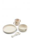 Liewood - Vivi Printed Tableware Set - &Otilde;htus&ouml;&ouml;gikomplektid - ONE SIZE
