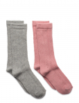 Minymo - Knee Socks Pointelle (2-Pack) - Sokid - 19/22