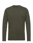 Knowledge Cotton Apparel - Viggo Badge Long Sleeve - Regenerat - Pikkade varrukatega - XXL
