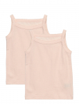 Copenhagen Colors - Rib Jersey 2-Pack Strap Tops - Topid - 110