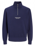 Jack & Jones - Jorvesterbro Sweat Quarter Zip Hn Sn - Dressipluusid - XL