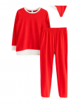 Lindex - Pajama Christmas Santa Gingerb - Pidžaamakomplektid - 98/104