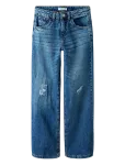 Name It - Nkfrose Wide Hw Jeans Destr 1411-Be Noos - Laiad teksad - 116