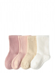 Lindex - Sock 4P Rib Solid - Sokid - 13/15