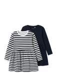 Name It - Nmfvivia Ls Dress 2P Noos - Pikkade varrukatega vabaajakleidid - 122