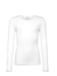 Rosemunde Kids - Rkbalta Modal Ls Lace T-Shirt - Pikkade varrukatega T-s&auml;rgid - 128