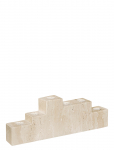 Mette Ditmer - Step Candleholder - K&uuml;&uuml;nlajalad - W4.5X L32X H11.5CM