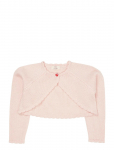 Copenhagen Colors - Lt. Knitted Bolero W. Heart Button - Kardiganid - 98