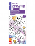 MierEdu - Pocket Watercolouring Book - Unicorns - V&auml;rvimis- ja meisterdamisraamatud - ONE SIZE