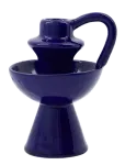 House Doctor - Candle Holder, Hddiva, Blue - Teek&uuml;&uuml;nlajalad - 9.5X9.5X14CM