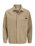Jack & Jones - Jjcorduroy Overshirt L/S - Velvets&auml;rgid - S