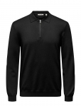 ONLY & SONS - Onswyler Life Reg 14 Half Zip Polo Knit - Pikkade varrukatega kootud polos&auml;rgid - XS