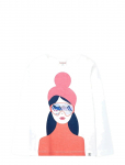 Boboli - Knit T-Shirt Flame - Pikkade varrukatega T-s&auml;rgid - 128