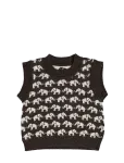 Smallstuff - Vest, Ao Elephants, Merino Wool, Brown - Pulloverid - 56/62