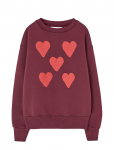 THE ANIMALS OBSERVATORY - Hearts Browned Farnet Bear Sweatshirt - Dressipluusid - 4 Y