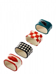 Serax - Napkin Ring Mix Set/4 - Salvr&auml;tikur&otilde;ngad ja -hoidjad - ONE SIZE