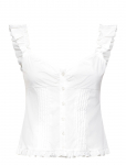 Gina Tricot - Frill Top - Varrukateta - XL