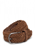 Anderson's - Suede Woven Belt Dark Brown - 3,5 - Punutud v&ouml;&ouml;d - 95