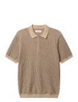 Gabba - Gaboswald Retro Ss Knit - L&uuml;hikeste varrukatega kootud polos&auml;rgid - M
