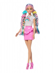 Barbie - Rainbow Sparkle Hair Fashion Doll With Extra-Long Hair And 12 Styling Accessories - Nukud - ONE SIZE