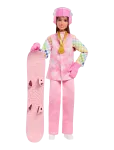 Barbie - Careers Snowboarder Doll In Pink Jacket With 10+ Accessories Including Color-Change Snowboard - Nukud - ONE SIZE