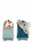 Done By Deer - Rattle Socks Playground Blue - Beebisokid - MAX CIRCUMFERENCE 20CM