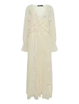Gina Tricot - Chiffon Maxi Long Sleeve Dress - Maksikleidid - M