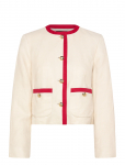 Lauren Ralph Lauren - Two-Tone Linen-Blend Twill Blazer - Kerged suvejakid - 42