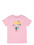 Pippi Langstr&oslash;mpe - Pippi Logo T-Shirt - L&uuml;hikeste varrukatega - 146/152