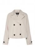 Pieces - Pcscarlett Ls Short Trenchcoat Noos Bc - Vihmamantlid - XXL