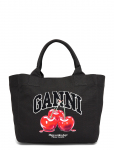 Ganni - Black Cherry Tote Bag - Rihmaga kotid - ONE SIZE