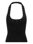 Gina Tricot - Studded Halterneck Top - Varrukateta - XL