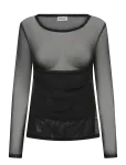 NOISY MAY - Nmjudith L/S Doublelayer Mesh Top Tnt/24 - Pikkade varrukatega - M