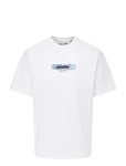 ONLY & SONS - Onsmichelangiolo Life Rlx Ss Lic Tee - L&uuml;hikeste varrukatega - XXL