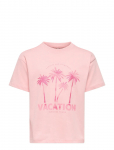 Kids Only - Kmgaugusta Ss Loose Print Tee Jrs - L&uuml;hikeste varrukatega - 110