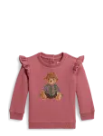 Ralph Lauren Baby - Ruffled Polo Bear Fleece Sweatshirt - Dressipluusid - 18 M