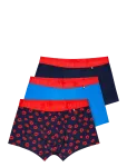 Happy Socks - 3-Pack Kisses Short Boxers - Bokserid - XL