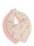 Pippi - Bib Muslin W. Aop (2-Pack) - Pudip&otilde;lled - ONE SIZE