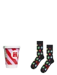 Happy Socks - 1-Pack Hot Chocolate Sock Gift Set - Tavalised sokid - 41-46