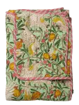 Au Maison - Quilt Ethnic, Bird-Mint, 140X220 Cm - Tekid ja pleedid - 140X220CM
