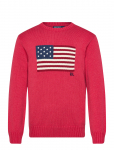 Polo Ralph Lauren - The Iconic Flag Sweater - &Uuml;mara kaelusega - XL