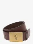 Polo Ralph Lauren - Pony Plaque Leather Belt - Klassikalised v&ouml;&ouml;d - 36