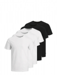 Jack & Jones - Jjeorganic Basic Tee Ss O-Ne 5Pk Mp Noos - L&uuml;hikeste varrukatega - XXL