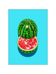 Supermercat - Meat-Melon - Botaanika - 50X70CM
