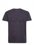 Gant - Reg Tonal Shield Ss T-Shirt - L&uuml;hikeste varrukatega - S