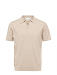 Selected - Slhteller Ss Knit Polo Noos - L&uuml;hikeste varrukatega kootud polos&auml;rgid - S
