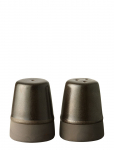 Aida - Raw Metallic Brown Salt / Pepper 1 Set - Soola- ja pipraveskid - ONE SIZE