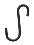 Gejst - Nivo Shelf Hooks Black - 3 Pcs. - Konksud - ONE SIZE