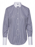 Polo Ralph Lauren - Extended-Cuff Striped Cotton Shirt - Pikkade varrukatega - 32