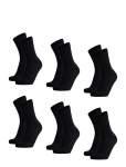 Danish Endurance - Bamboo Crew Socks 6-Pack - Tavalised sokid - 48-51
